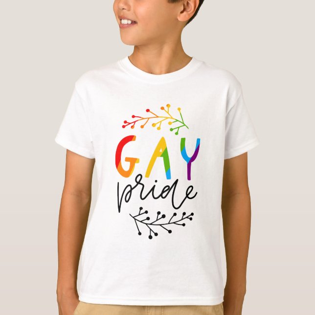 Gay Pride T-Shirt (Vorderseite)
