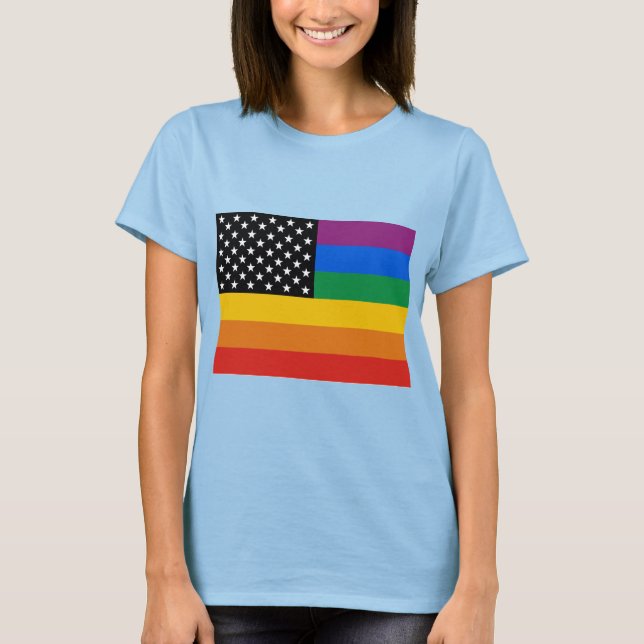 Gay Pride T-Shirt (Vorderseite)