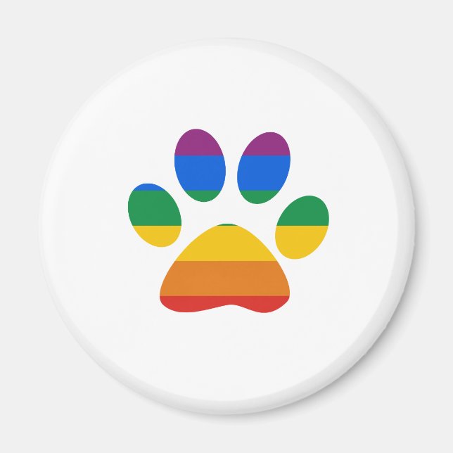 Gay Pride T - Shirt Magnet (Vorne)