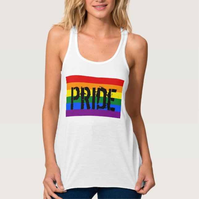 Gay Pride Tank Top (Vorderseite)