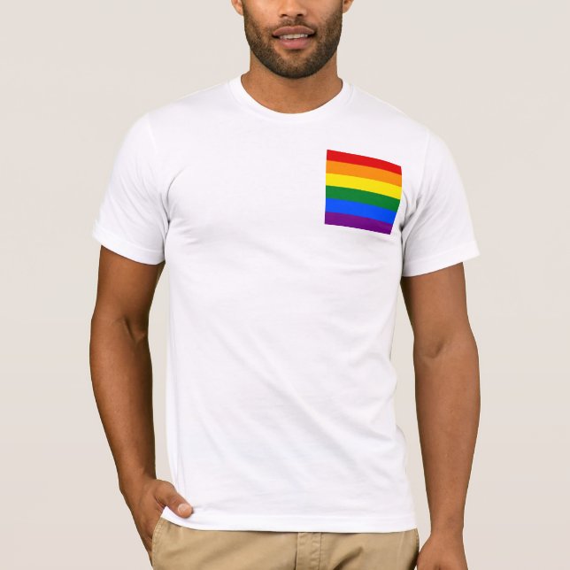 Gay Pride-Taschen-T - Shirt (Vorderseite)