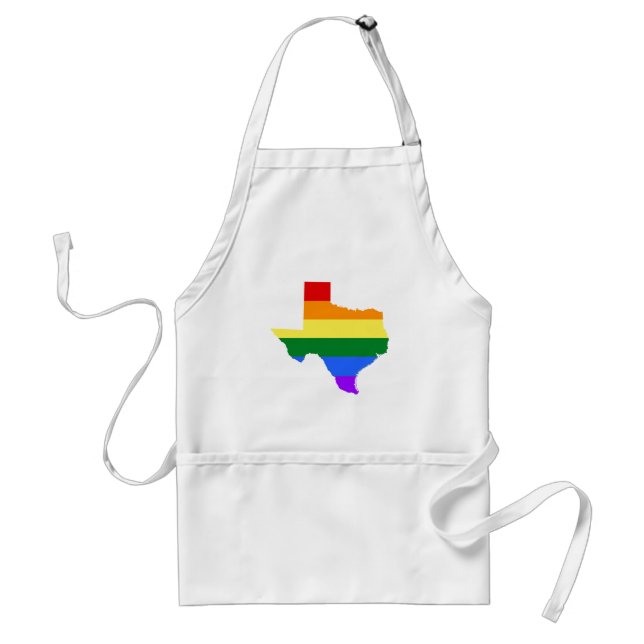 Gay Pride | Texas Rainbow Schürze (Vorne)