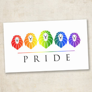 Gay Pride von Löwen - LGBT Rechteckiger Aufkleber