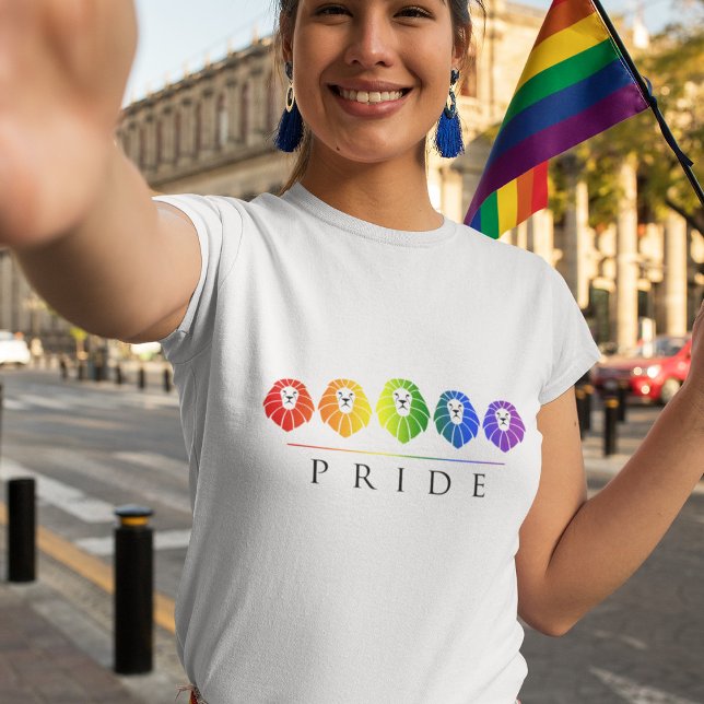 Gay Pride von Löwen - LGBT T-Shirt (Von Creator hochgeladen)