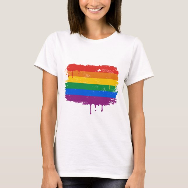 Gay Pride-Waren T-Shirt (Vorderseite)