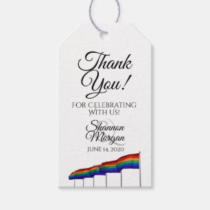 Gay Pride Wedding Vielen Dank für Ihr Interesse Ta Geschenkanhänger