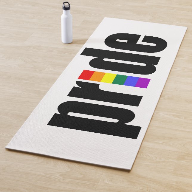 Gay Pride Yogamatte (Beispiel)