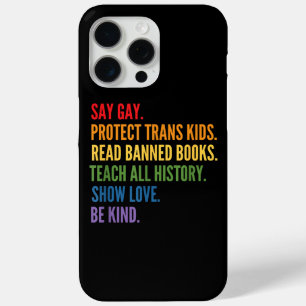 Gay Protect Trans Kids Read Banned Books Be Ki Case-Mate iPhone Hülle