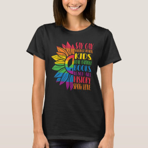 "Gay Protect Trans Kids Read Banned Books Stolz" T-Shirt