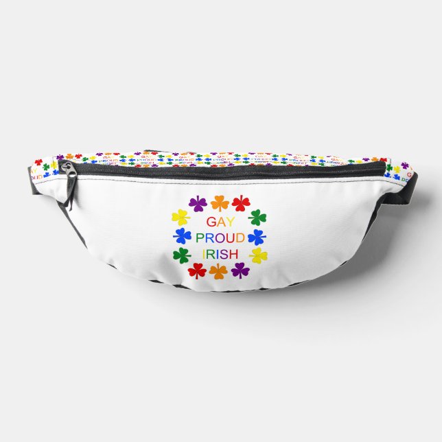 Gay Proud Irish LGBT Rainbow Kleeblatts Bauchtasche (Ablage )
