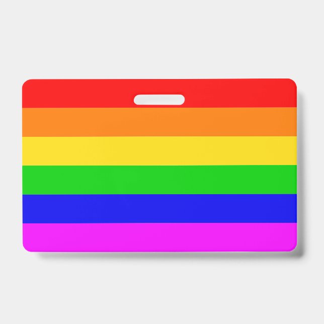 Gay Rainbow Transgender Rainbow Flag Ausweis (Vorderseite)