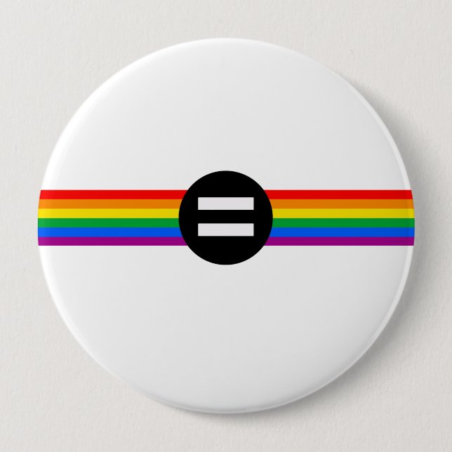 Gay Rights Flag Button (Vorderseite)