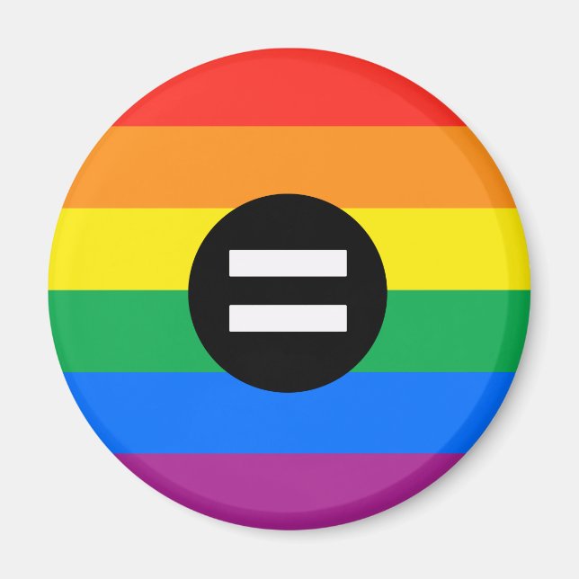 Gay Rights Flag Magnet (Vorne)