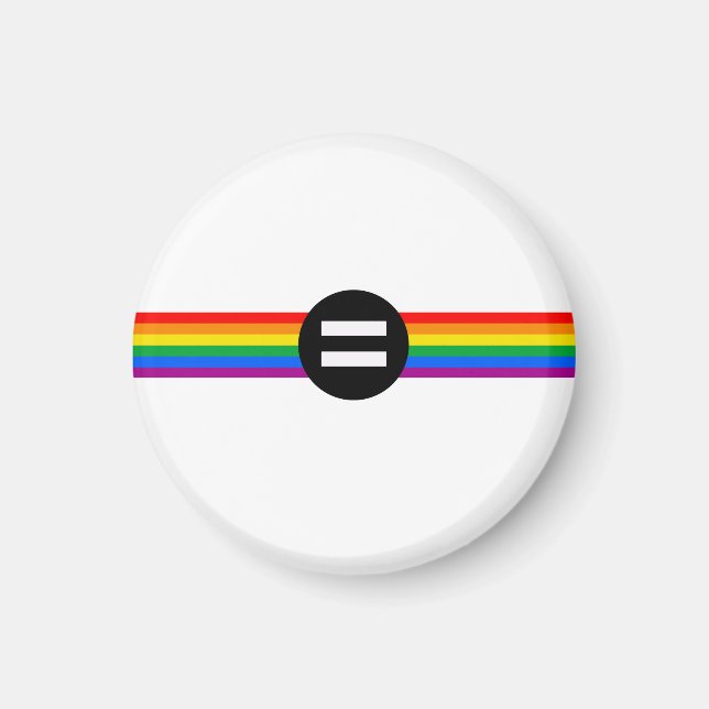 Gay Rights Flag Magnet (Vorne)