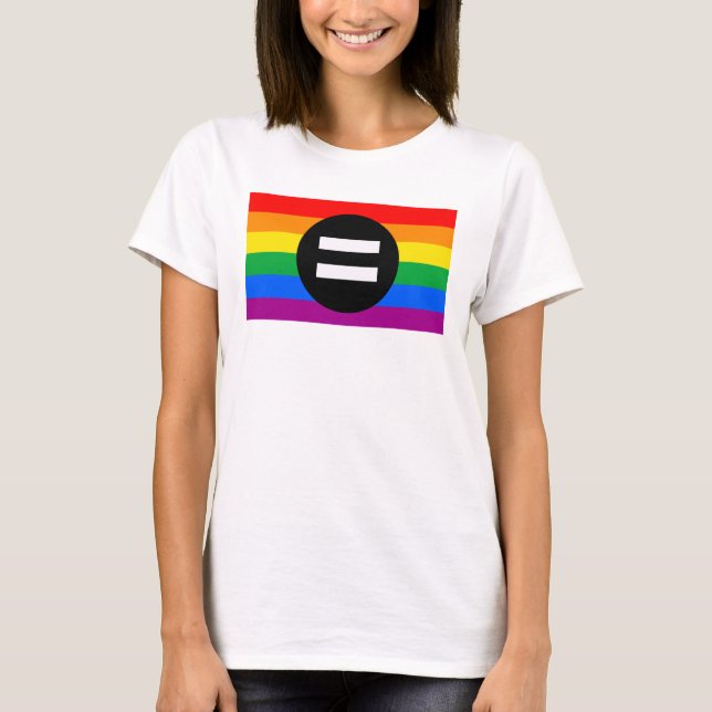 Gay Rights Flag T-Shirt (Vorderseite)