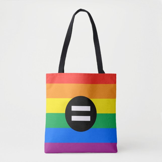 Gay Rights Flag Tasche (Vorderseite)