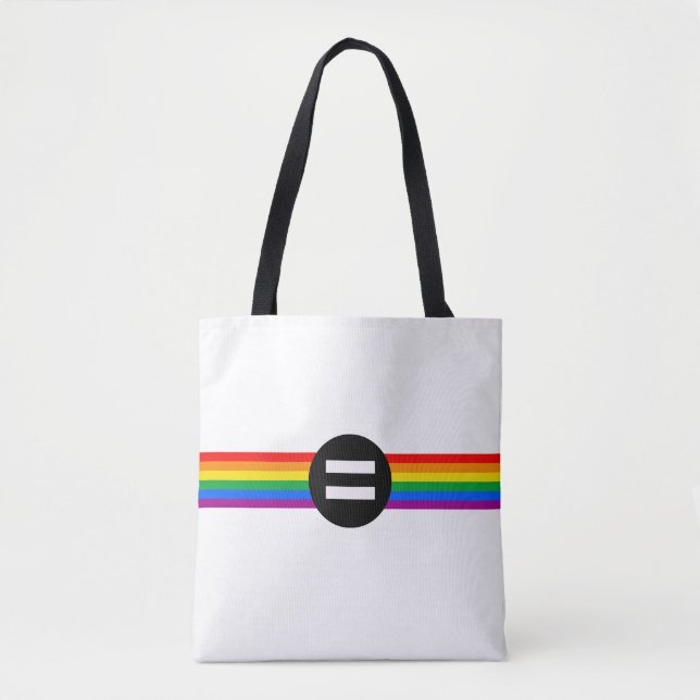 Gay Rights Flag Tasche (Vorderseite)