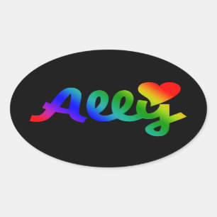 Gay Rights Ovaler Aufkleber