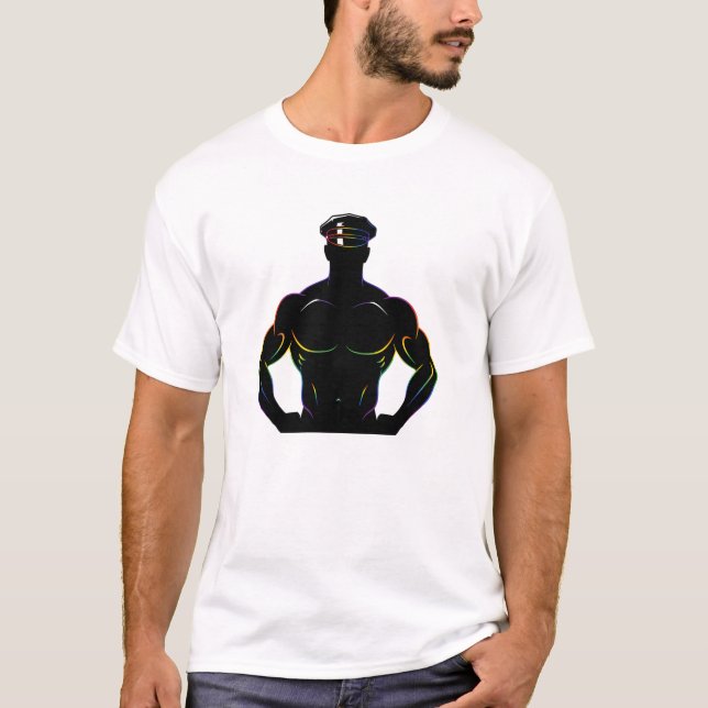 GAY SILHOUETTE Gay Pride Shirt for Men | LGBTQ (Vorderseite)