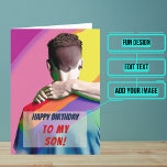 Gay Son von Vater Birthday Karte<br><div class="desc">Sind Sie ein Vater mit einem Sohn, der LGBTQ ist? Auf der Suche nach einem süßen Weg, ihnen "Happy Birthday" zu erzählen, und dass man sie genau so Liebe, wie sie sind und dass man ein unterstützendes Elternteil ist? Wünschen Sie sich eine glückliche Geburt - schwul zu Ihrem Kind mit...</div>