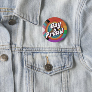 Gay & Stolz Pride LGBTQ+ Button