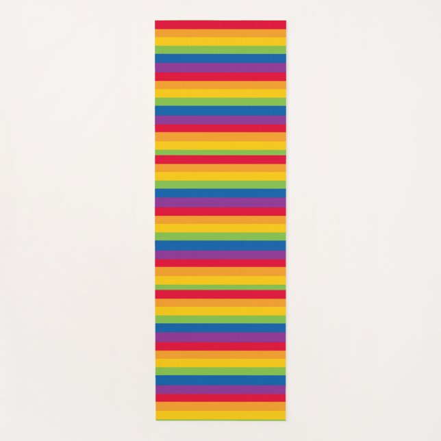 Gay Stripes Yogamatte (Vorderseite)