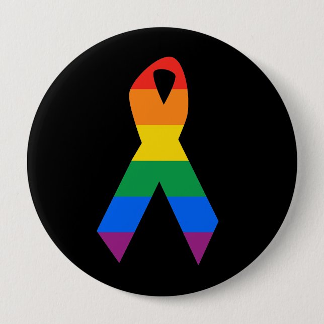 Gay Suicide Awareness Button (Vorderseite)