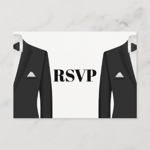 Gay Tuxedo Wedding Einladung UAWG
