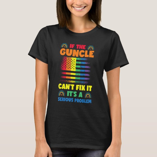 Gay Uncle Pride Guncle 2 T-Shirt (Vorderseite)