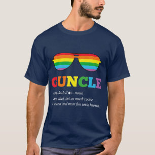 Gay Uncle Pride Rainbow LGB Onkel T-Shirt