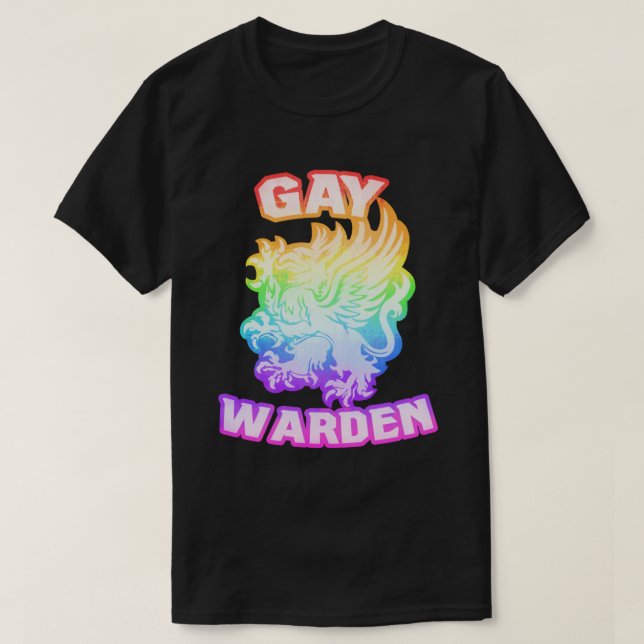 Gay Warden Classic T - Shirt (Design vorne)
