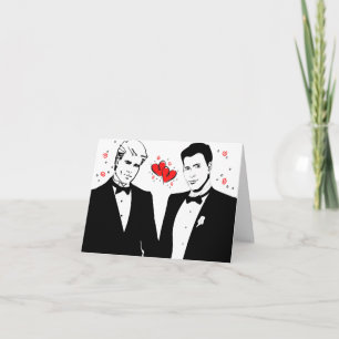 Gay Wedding - besondere Anfrage Karte