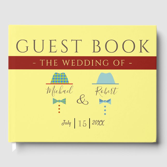 Gay Wedding Gästebuch (Vorderseite)