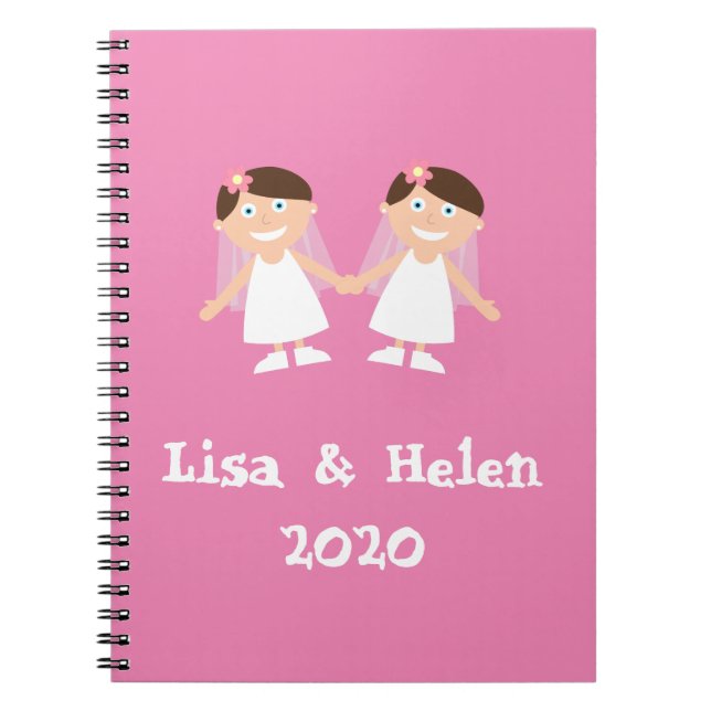 Gay Wedding Notizblock (Vorderseite)