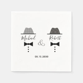 Gay Wedding Serviette