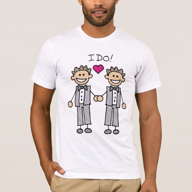 Gay Wedding T - Shirt (Vorderseite)
