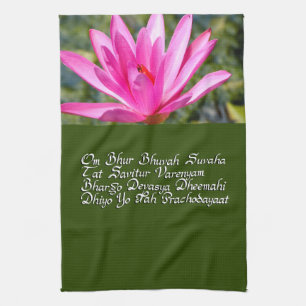 Gayatri Mantra Geschirrtuch