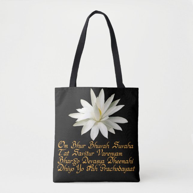 Gayatri Mantra Tasche (Vorderseite)