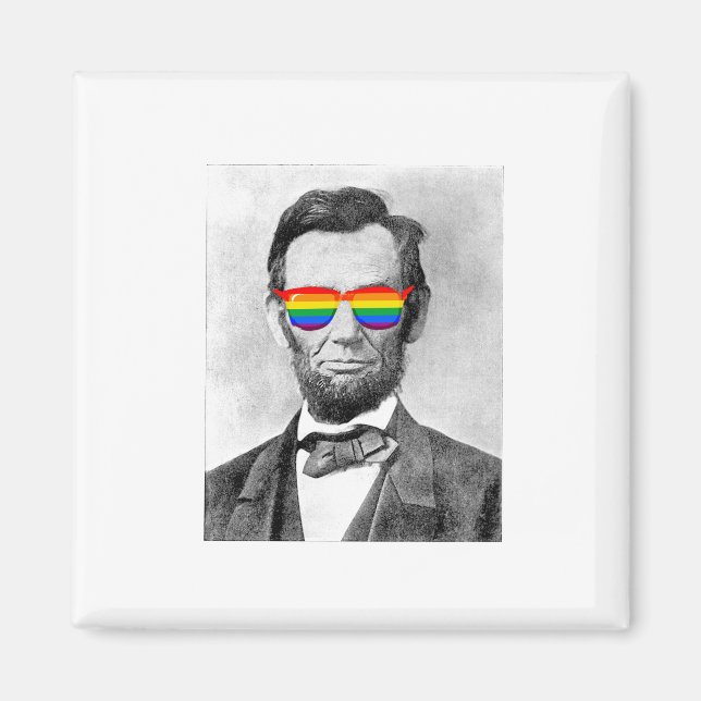 Gaybraham Lincoln Magnet (Vorne)