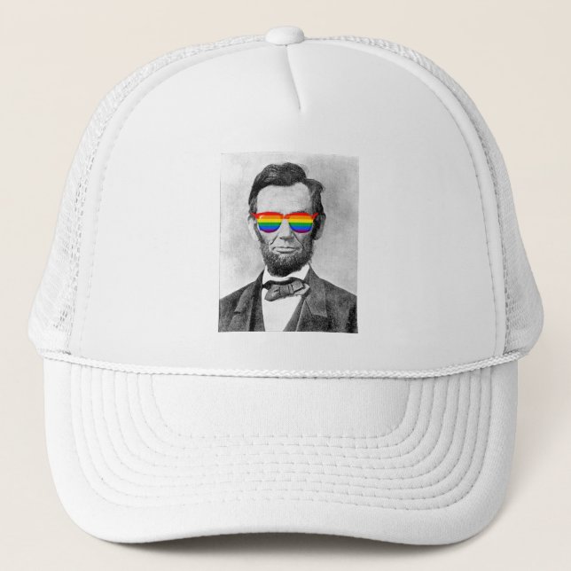 Gaybraham Lincoln Truckerkappe (Vorderseite)