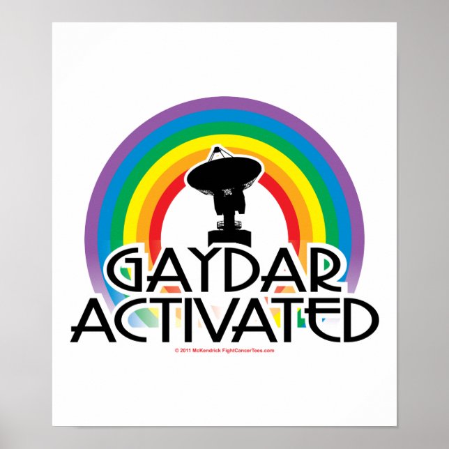 Gaydar aktiviert poster (Vorne)