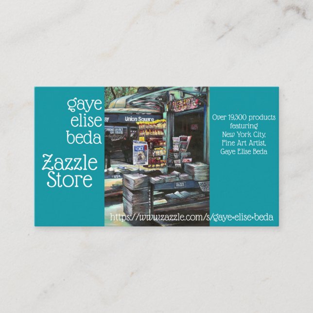 Gaye-Elise-Beda Visitenkarte (Vorderseite)