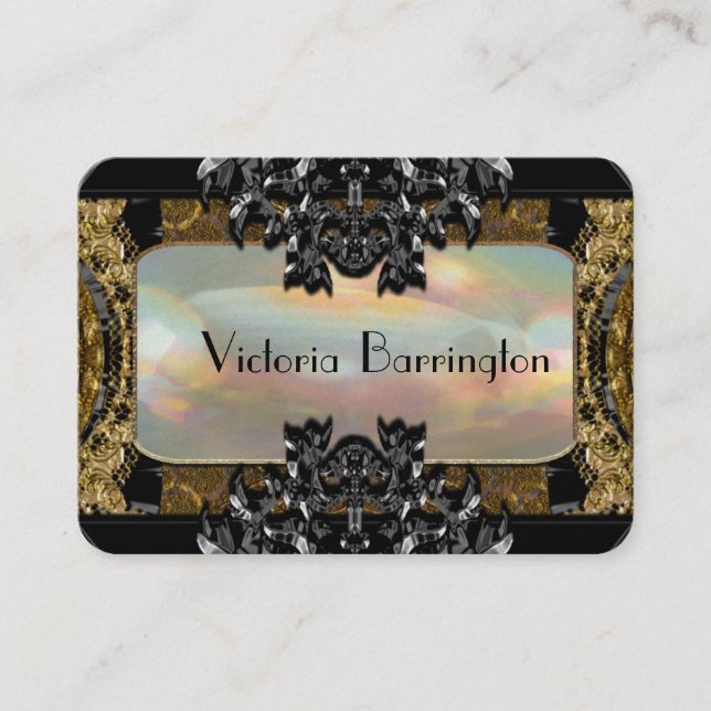 Gayla Goth Gold Visitenkarte (Vorderseite)