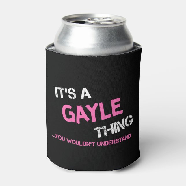 Gayle, was man nicht verstehen würde dosenkühler (Kanne Vorderseite)