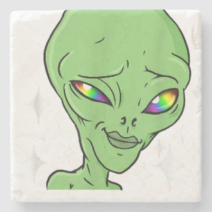 Gaylien Gay-Alien für Gay Pride Steinuntersetzer