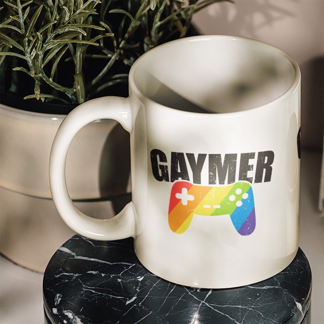 Gaymer Coole LGBT-Tasse Kaffeetasse (For our LGBT community, finally the perfect mug for hard core “gaymers” is here. )
