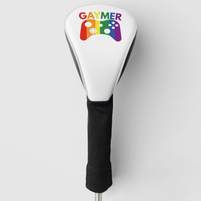Gaymer Funny Video Game Pride Lover Gift Golf Headcover (Vorderseite)