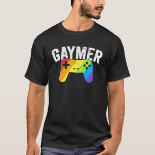 Gaymer Pride LGBT Regenbogenflagge Gay Lesbisch Ga T-Shirt