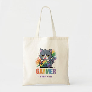 Gaymer - Rainbow Gaming Cat mit Konsole LGBTQ 2 Tragetasche