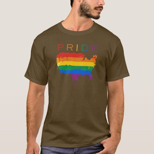 Gaymerican Stolz T-Shirt (Vorderseite)